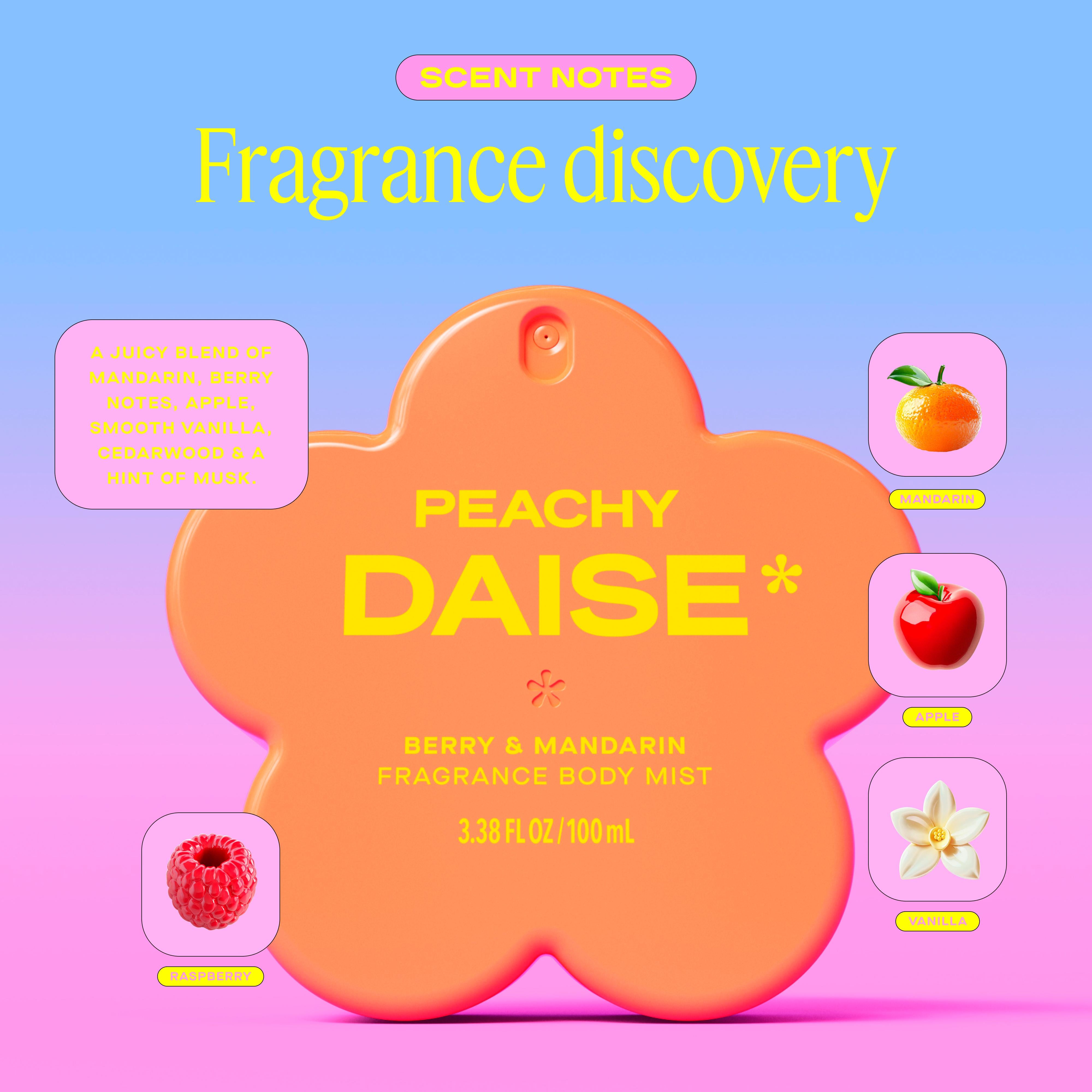 Daise Body Mist Berry & Mandarin 100ml - British product