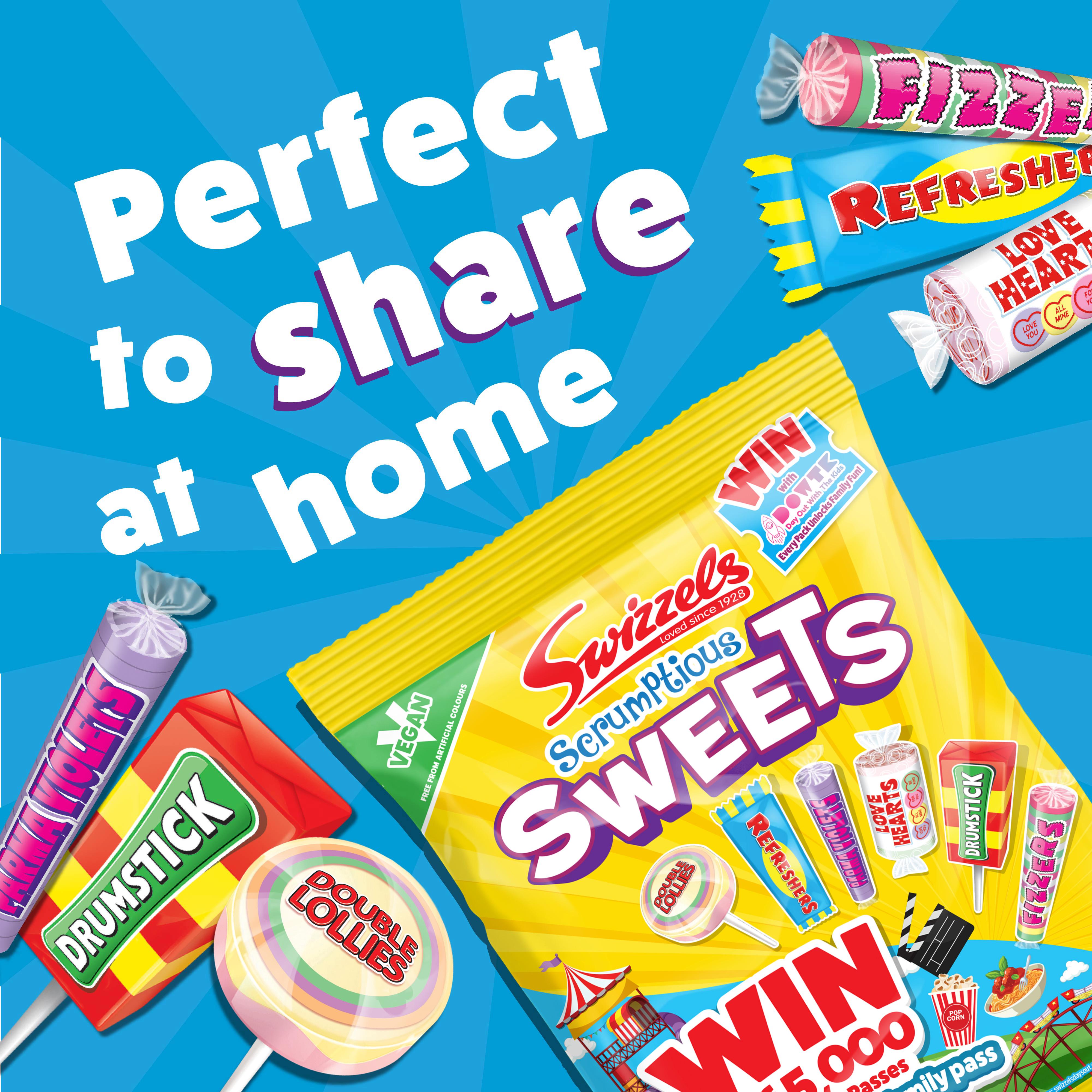 Swizzels Bumper Bag mixed sweets assortment, imported from the UK