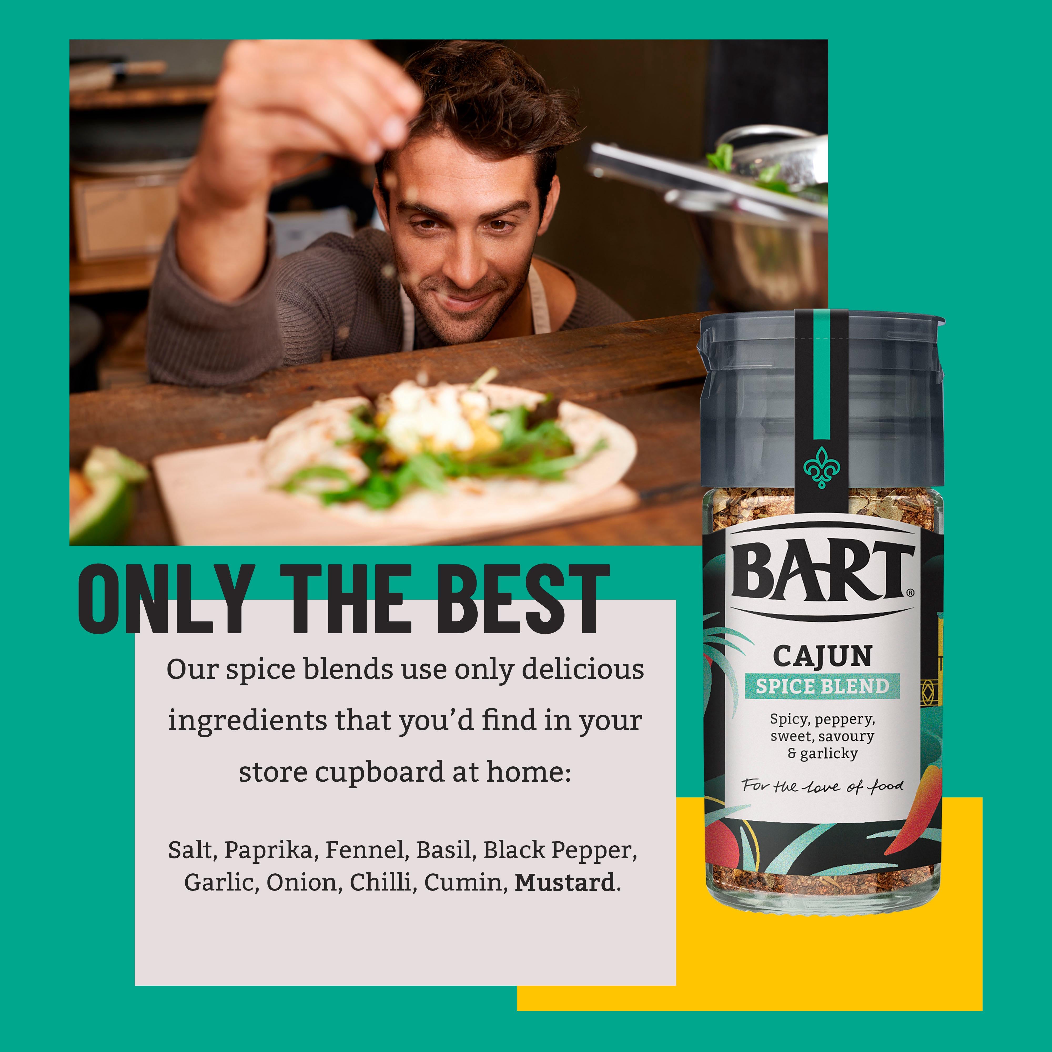 Bart Cajun spice blend 45g (British brand)