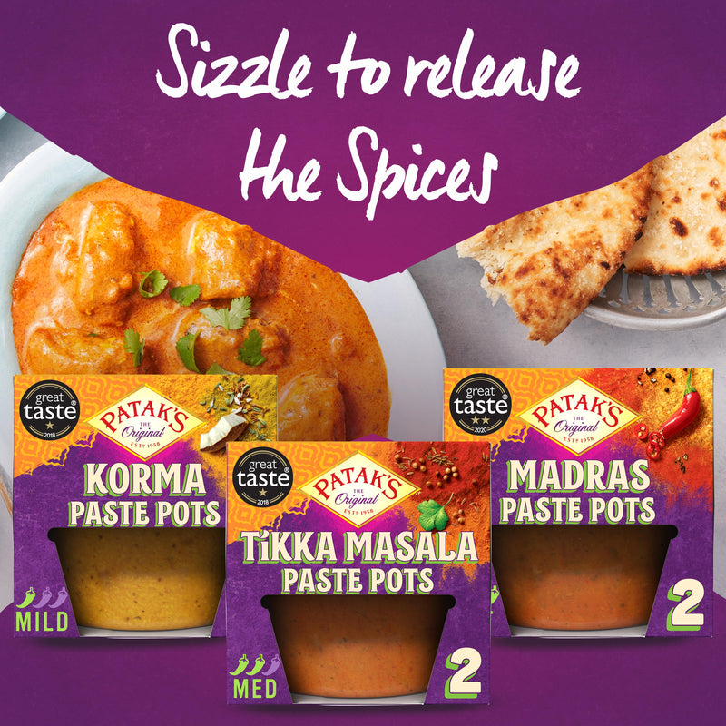 Patak's Tikka Masala Paste Pots 2 x 70g - British product
