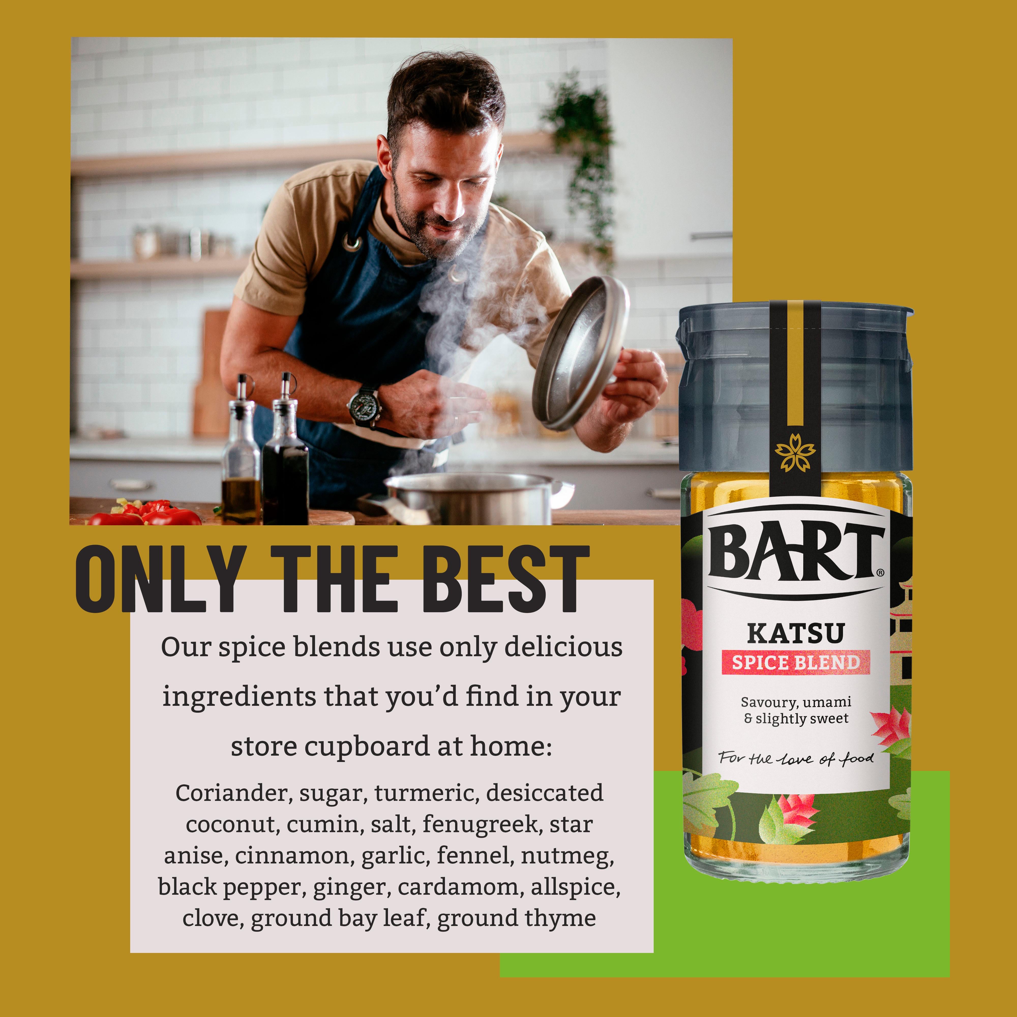 Bart Katsu Spice Blend 48g jar imported from the UK