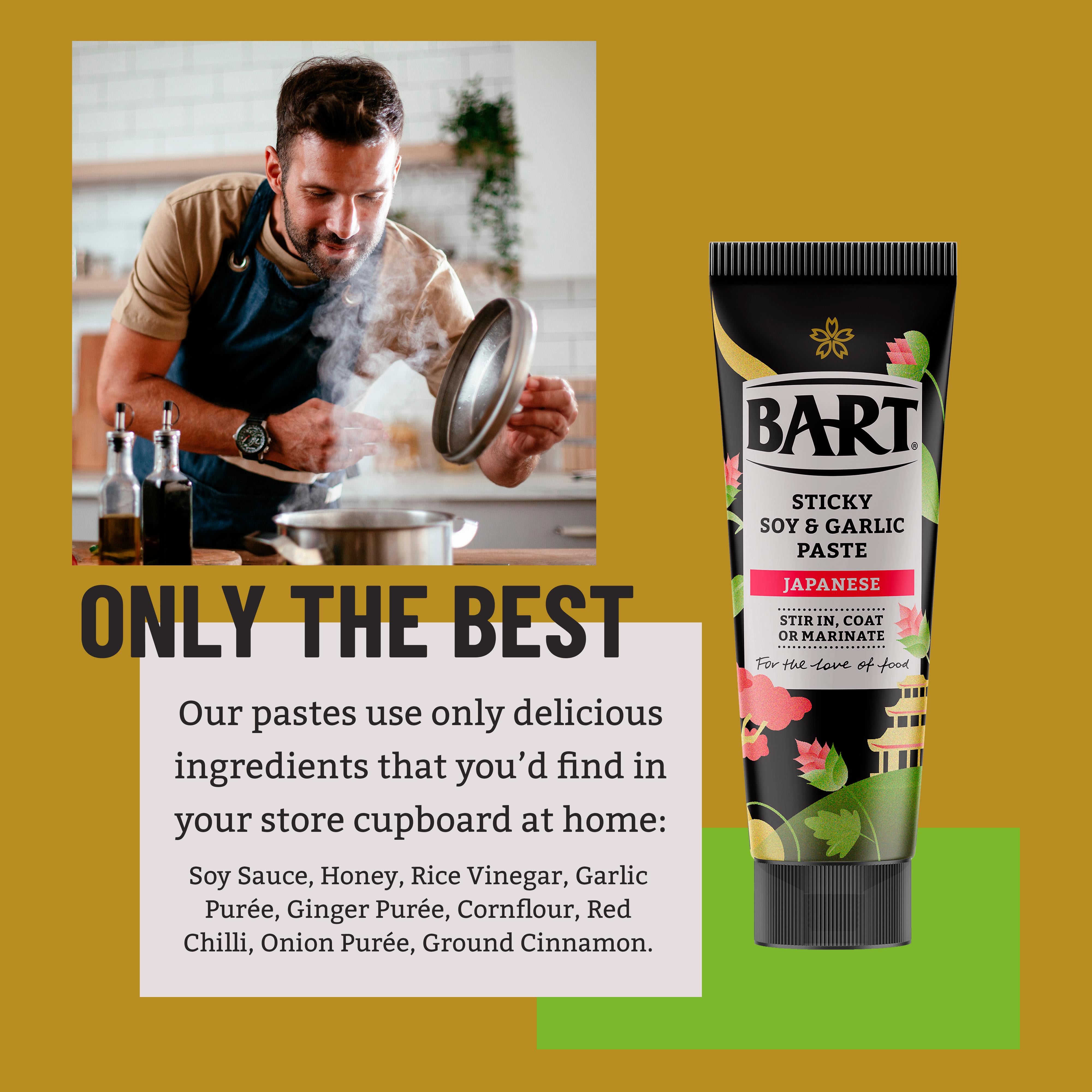 Bart Japanese Sticky Soy and Garlic Paste 80g, UK version