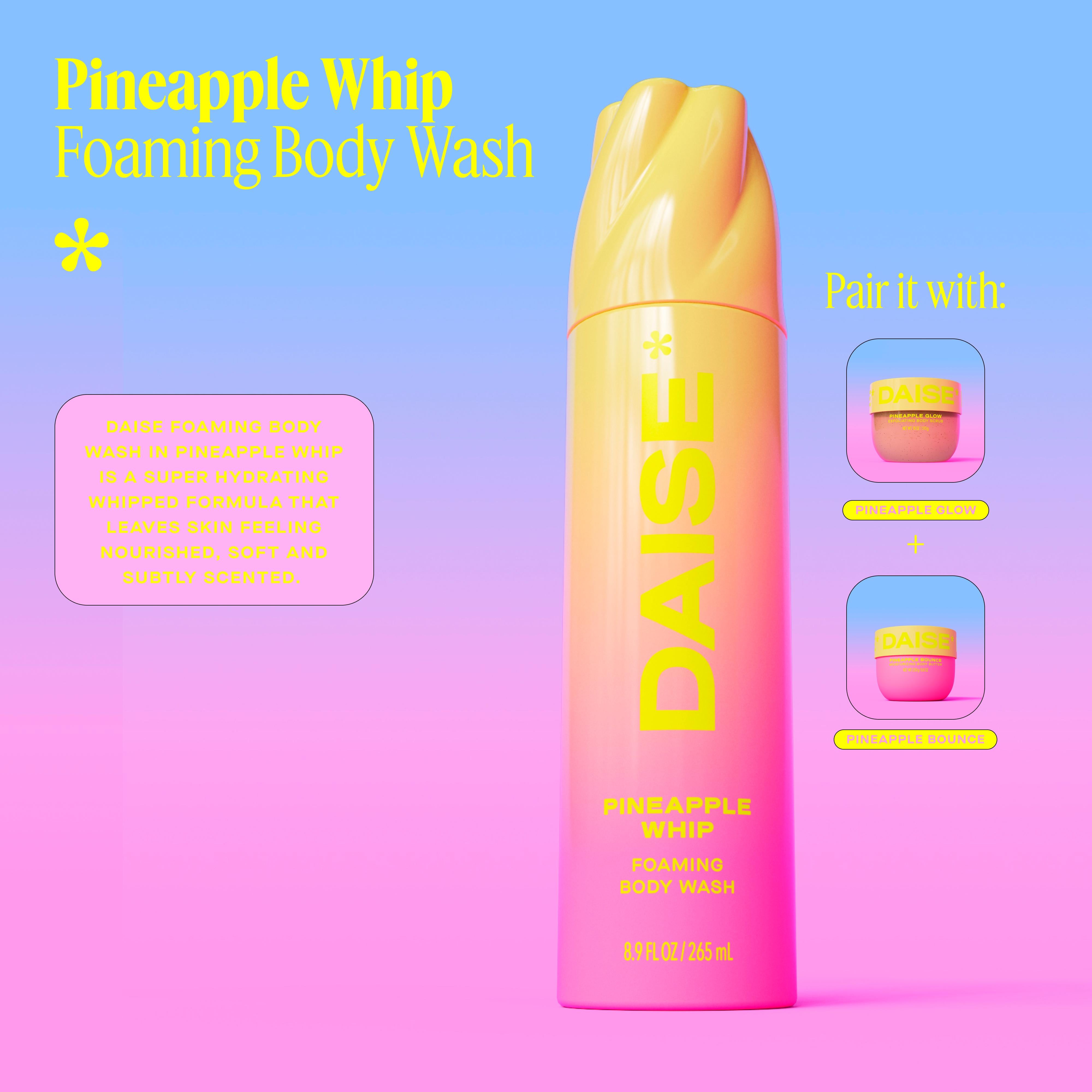 Daise Pineapple Whip foaming body wash 265ml, UK version