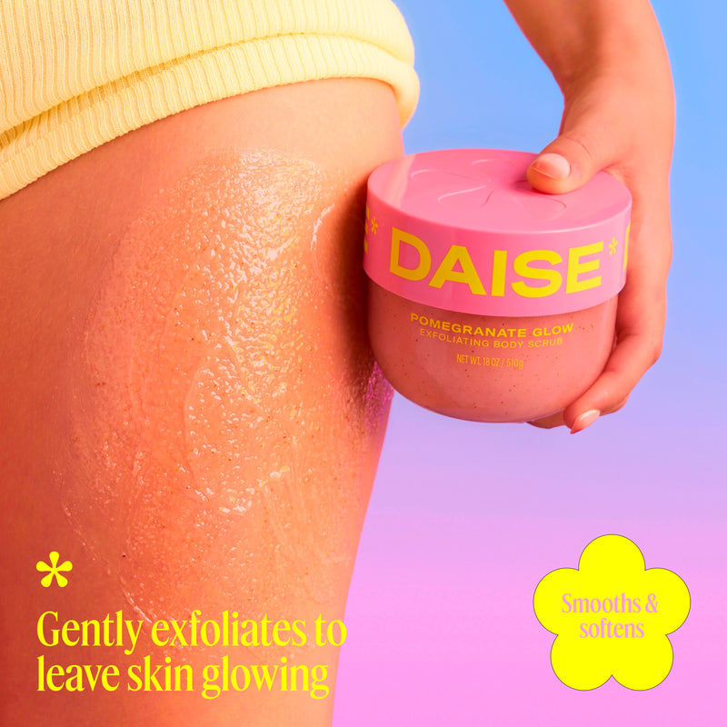 Daise exfoliating body scrub Pomegranate Glow 510g (British brand)