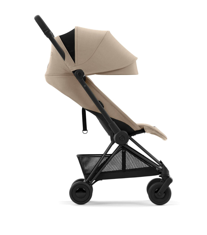 Cybex COYA Stroller in Matte Black Cozy Beige - British product