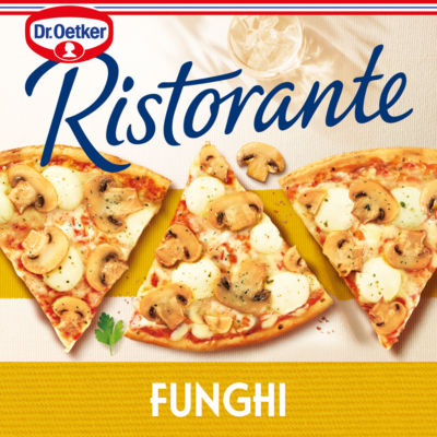 Dr. Oetker Funghi frozen pizza 365g - British product