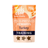 Tails.com Inner Vitality cold pressed turkey dog treats 70g - British product