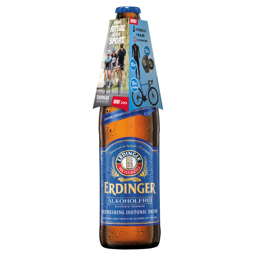 Erdinger Alkoholfrei Low Alcohol Wheat Beer Bottle