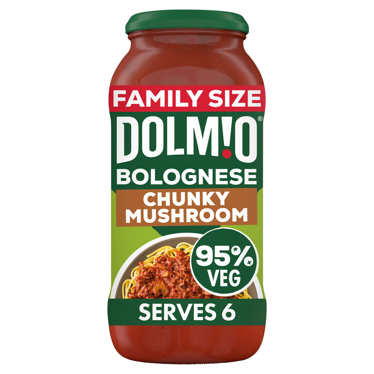 Dolmio pasta sauce chunky mushroom 675g, UK version