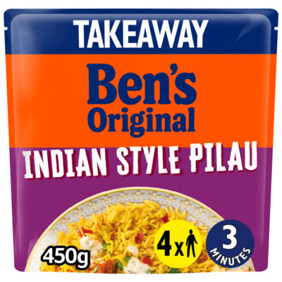 Ben's Original Indian Style Pilau rice 450g - British product