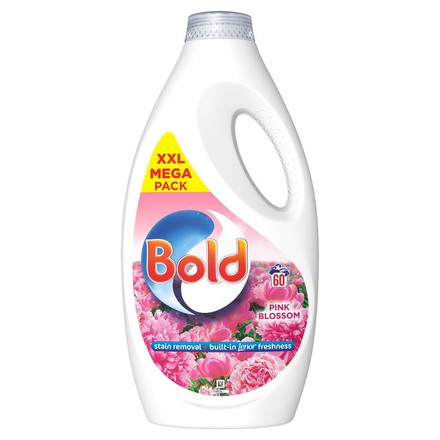 Bold 2in1 Washing Liquid Pink Blossom 60 Washes   2L GOODS M&S   