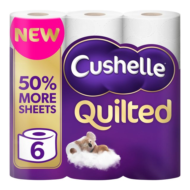 Cushelle Quilted Toilet Rolls   6 per pack GOODS M&S   