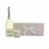 Freixenet Prosecco or Rose sparkling wine and candle gift set 75cl - British product