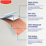 Elastoplast Extra Tough Waterproof Fabric Plasters 12 pack - British product