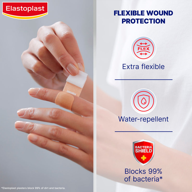 Elastoplast Fabric Assorted Plasters 40 pack - British product