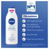 Nivea body lotion normal skin 250ML, imported from the UK