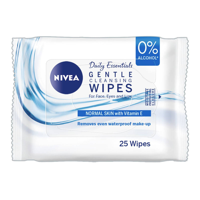Nivea 3 in 1 cleansing wipes normal skin 25 wipes - British product