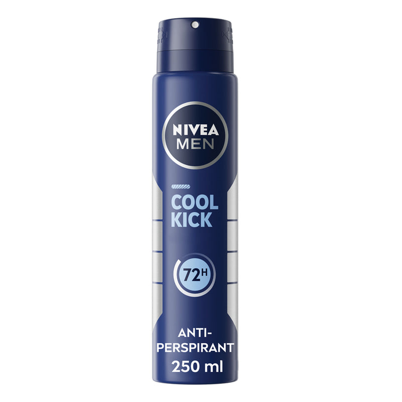 Nivea Men Cool Kick antiperspirant spray 250ml, UK version