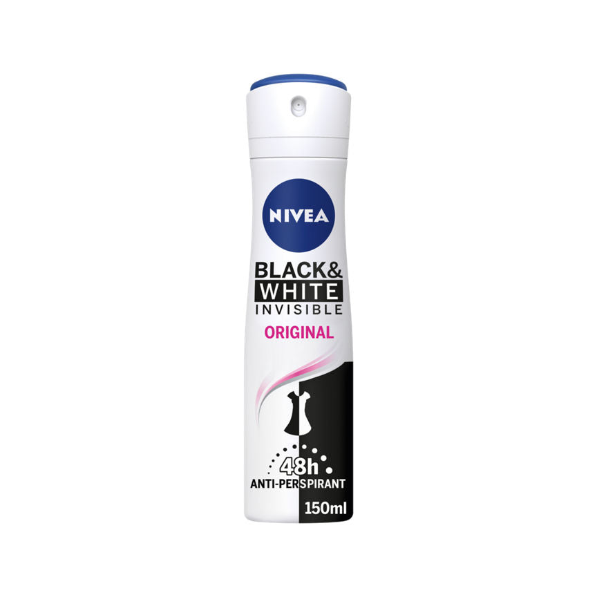 Nivea Black & White Original Anti-Perspirant Deodorant Spray GOODS ASDA   