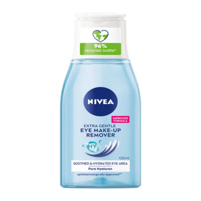 Nivea extra gentle eye makeup remover 125ml, imported from the UK