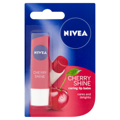 ASDA Nivea Cherry Shine Lip Balm 4.8g- Buy online at McGrocer