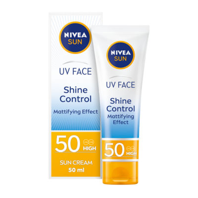 Nivea UV Gesicht Sonnenschutzcreme LSF 50 mit Matt-Effekt, 50ml