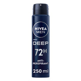 Nivea anti-perspirant deodorant spray Deep Black Carbon 250ml, imported from the UK