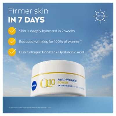 ASDA Nivea Q10 Anti-Falten Power SPF30 Straffende Tagescreme 50ml - Online bei McGrocer kaufen