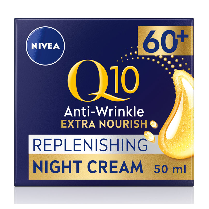 Nivea Q10 Power 60+ Replenishing Night Cream GOODS ASDA   