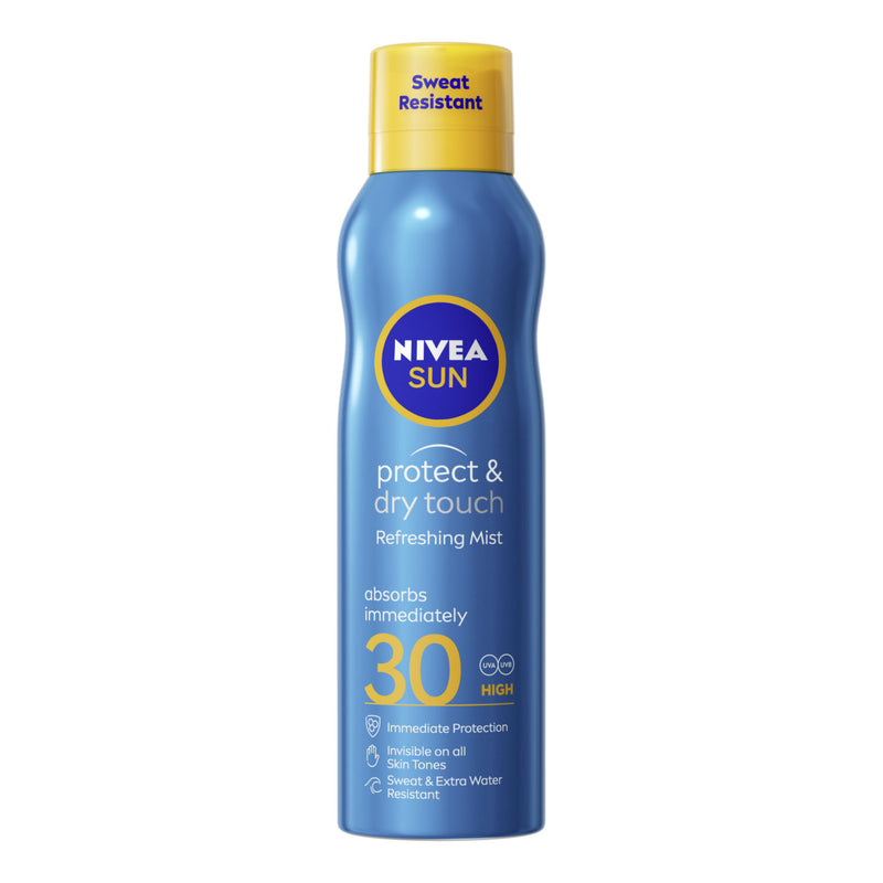 Nivea Protect & Dry Touch refreshing mist sun spray 200ml (British brand)