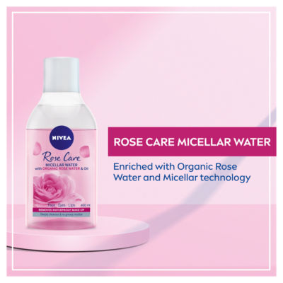 NIVEA Rose Care Micellar Cleansing Water 400ml, UK version
