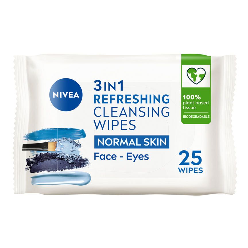 Nivea Biodegradable Cleansing Wipes Normal Skin GOODS ASDA   