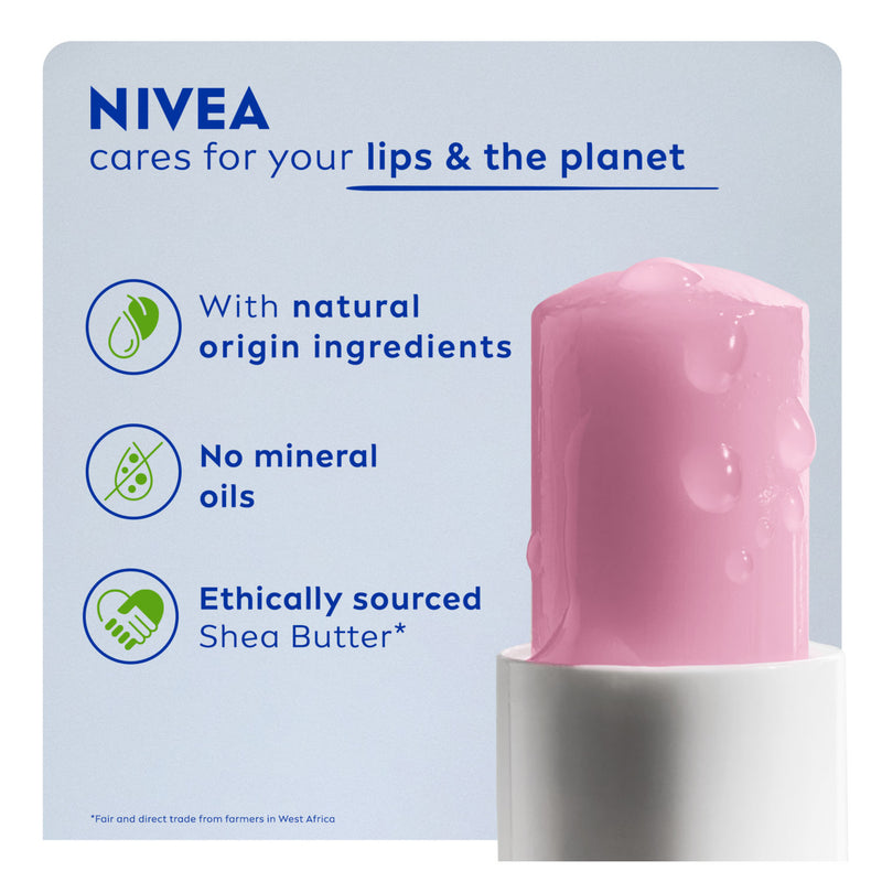 Nivea Soft Rose Lip Balm 5g, UK version