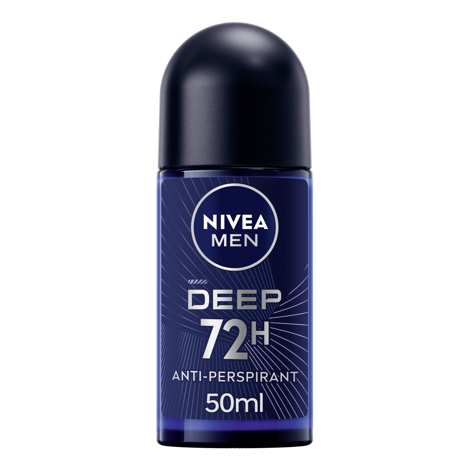 NIVEA Deep Black Carbon roll-on deodorant 50ml, imported from the UK