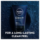 Nivea deep face and beard wash 100ml (British brand)