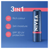 Nivea lip and cheek balm in Rose shade 4.80g, UK version