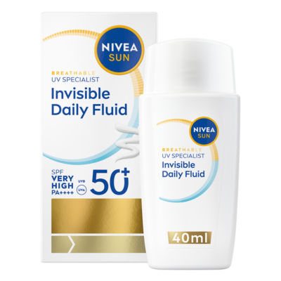 Nivea UV Face SPF 50+ fluid 40ml, imported from the UK