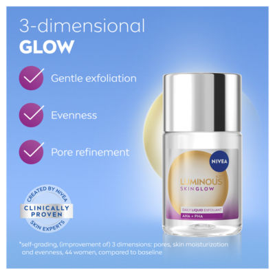 Nivea Luminous 630 exfoliant 100ml, imported from the UK