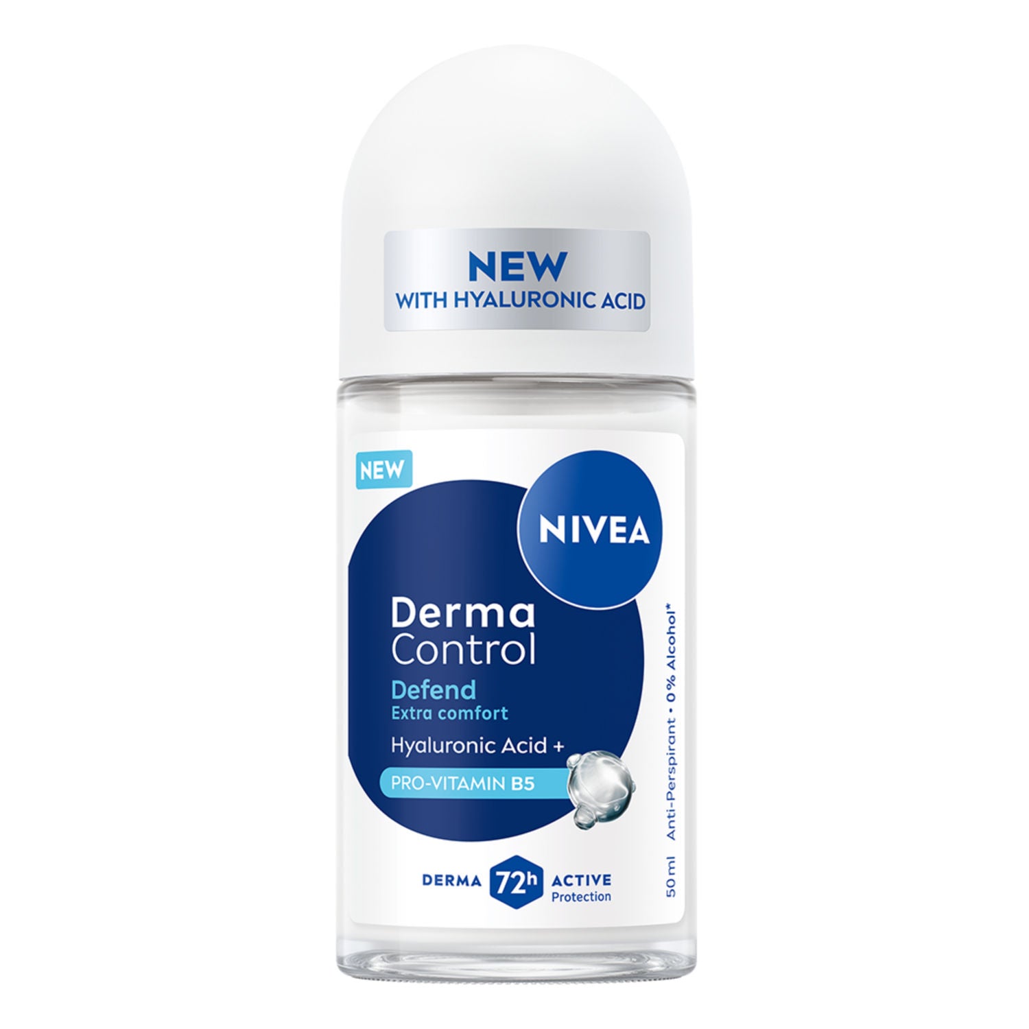 NIVEA Derma Control anti-perspirant roll on 50ml (British brand)