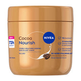 NIVEA Cocoa Nourish Body Cream 400ml jar, imported from the UK