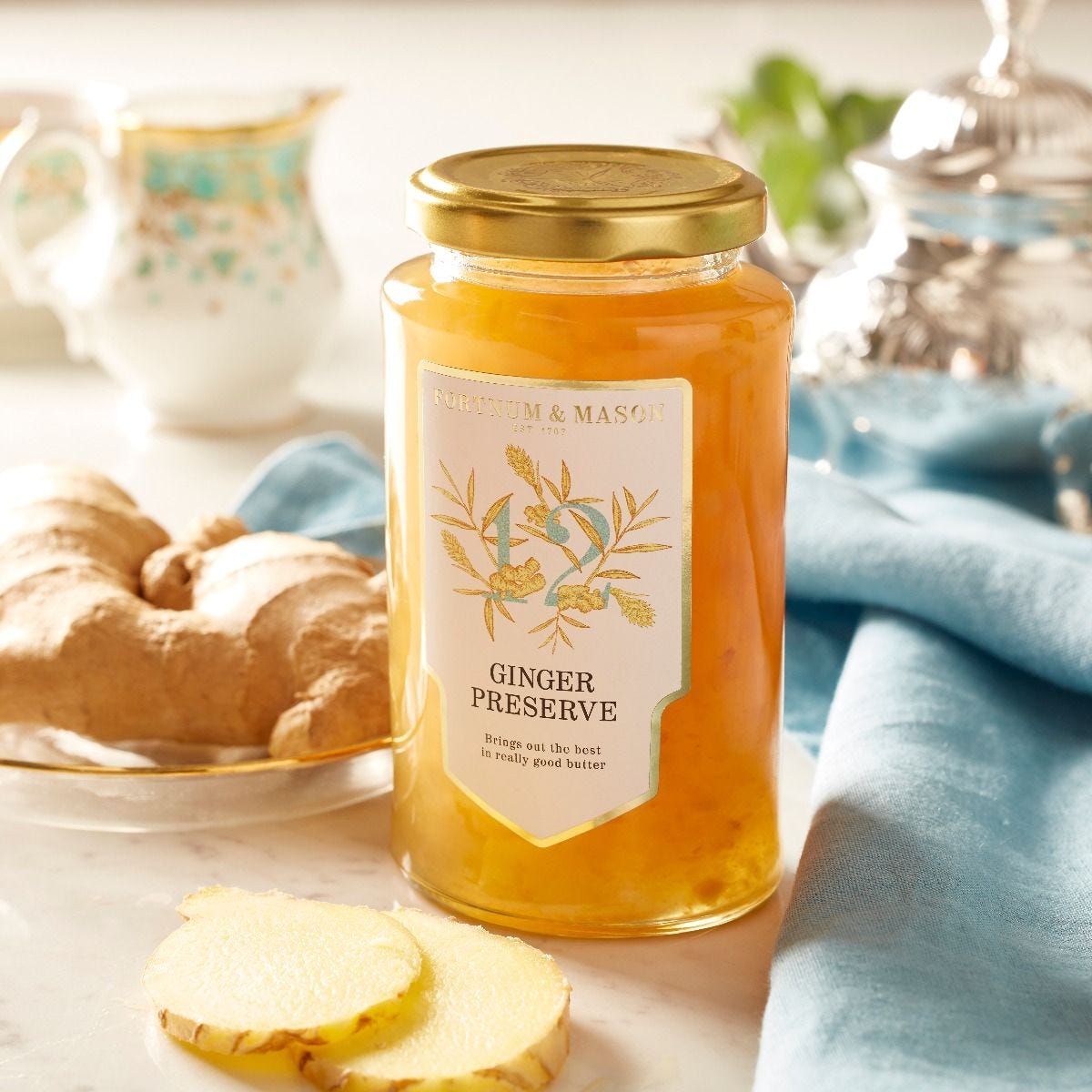 Ginger preserve 340g with a fiery and spicy taste, UK version