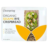 Clearspring Organic Rye Crispbread Sesame   200g GOODS M&S   