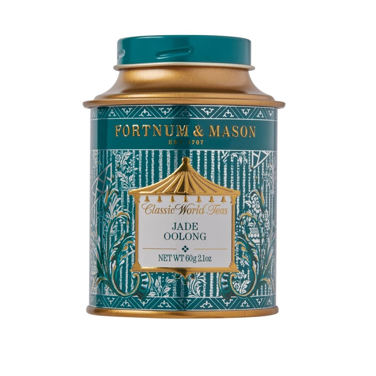 Jade Oolong loose leaf tea 60g tin (British brand)