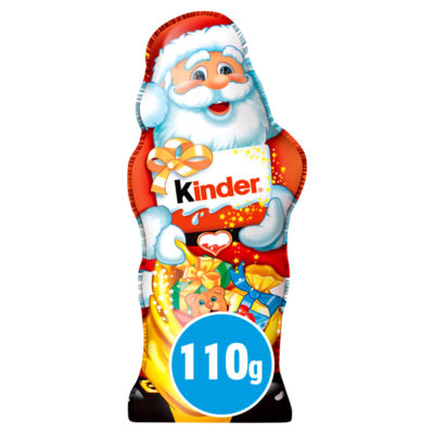 Kinder milk chocolate Santa figure 110g, imported from the UK