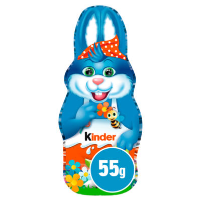 Kinder milk chocolate Easter bunny 55g, imported from the UK