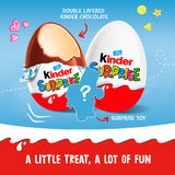 Kinder Surprise Milk Chocolate Egg Toy Messages 20g, UK version