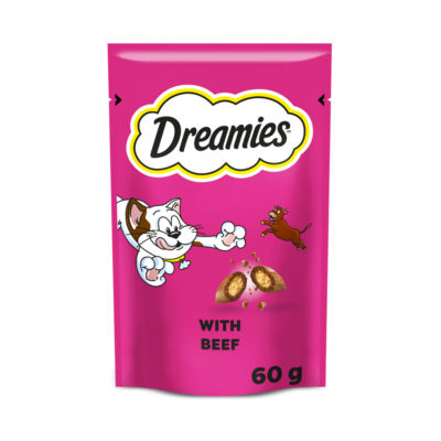 ASDA Dreamies Cat Treat Biscuits With Beef Flavour 60g- Buy online at McGrocer
