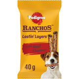 Pedigree Ranchos Lastin' Layers Dog Chew Treat Beef Flavour 40g GOODS ASDA   