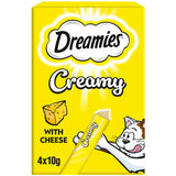 DREAMIES creamy cat treats with cheese 4x10g, UK version
