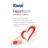 Kwai Heartcare Garlic + Vitamin B1 Food Supplement 30 Garlic Tablets GOODS ASDA   